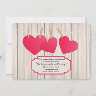 El bebé produce tres Invitaciones de embarazo