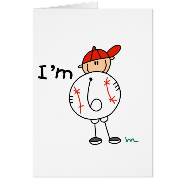 El béisbol del muchacho soy 6 camisetas y regalos (Frente)