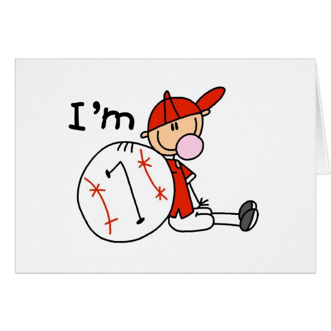 El béisbol del muchacho soy 7 (Anverso (Horizontal))