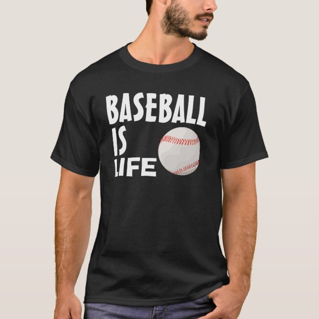 El béisbol es vida, camisetas (Anverso)
