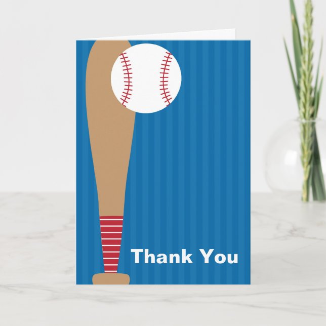 El béisbol le agradece las tarjetas (Anverso)