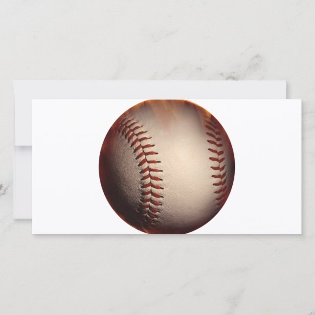 El béisbol que aparece en llamas (Anverso)