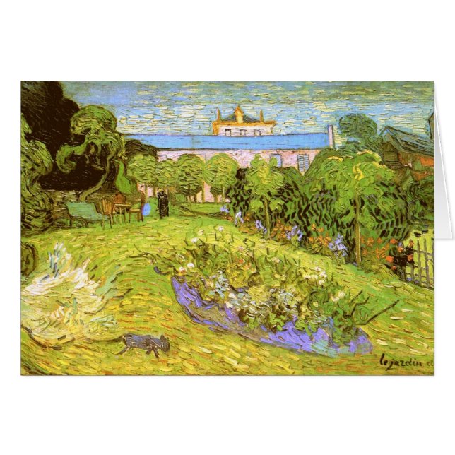 El Bella Artes Garden Van Gogh de Daubigny (Anverso (Horizontal))