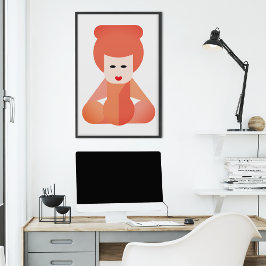 El bello arte Chica chino