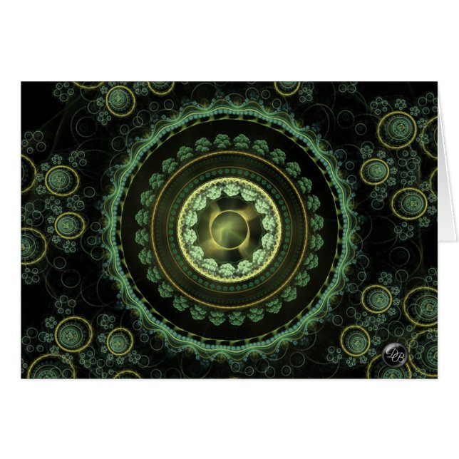 El Bello Artes único elegante le agradece tarjeta (Anverso (Horizontal))