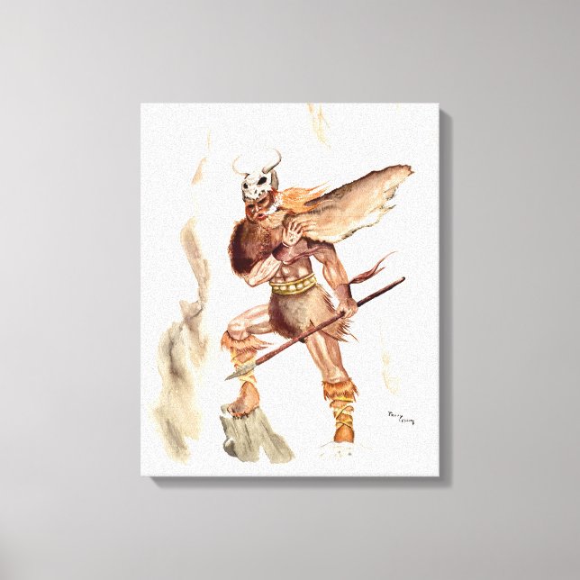 "El Berserker" - Pintura original de arte de fanta (Anverso)