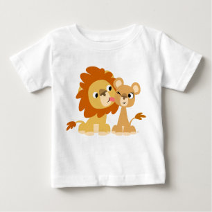 El beso: Camiseta bebé de la pareja de leones Pers