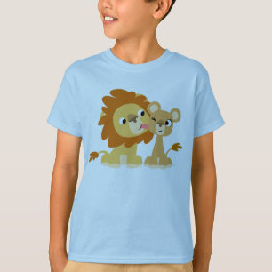 El beso: Camiseta de la pareja de leones Personali