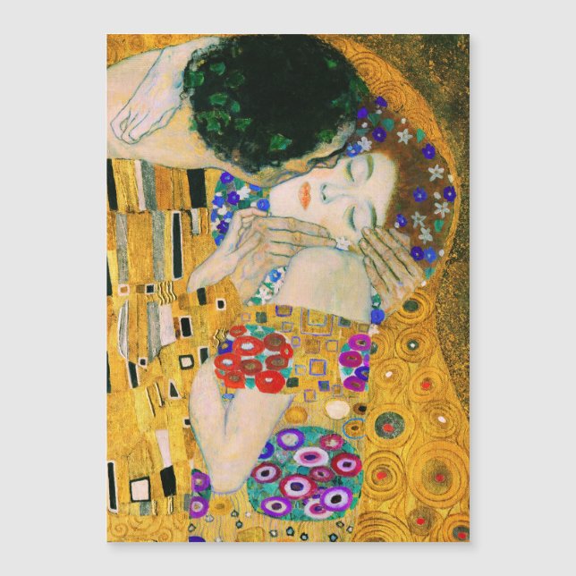 El beso de Gustav Klimt (Anverso)