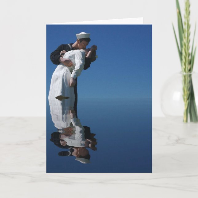 El Beso de la Segunda Guerra Mundial, Invitación d (Anverso)