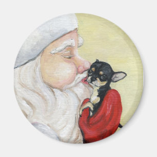 El "beso de Santa para imán de la chihuahua"