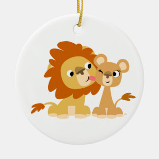 El beso: El ornamento de la pareja de leones Perso