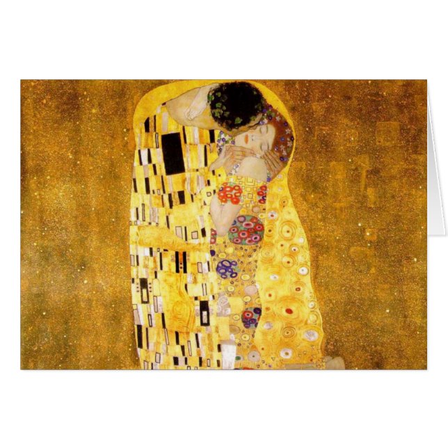 El beso Gustav Klimt (Anverso (Horizontal))