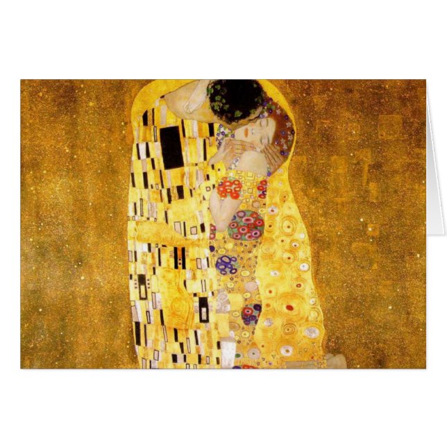 El beso Gustav Klimt (Anverso (Horizontal))