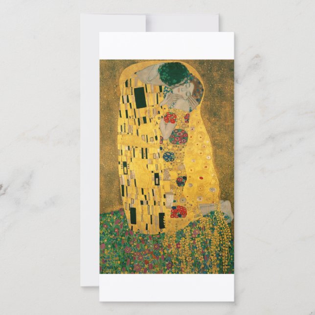 El beso - Gustav Klimt (Anverso)