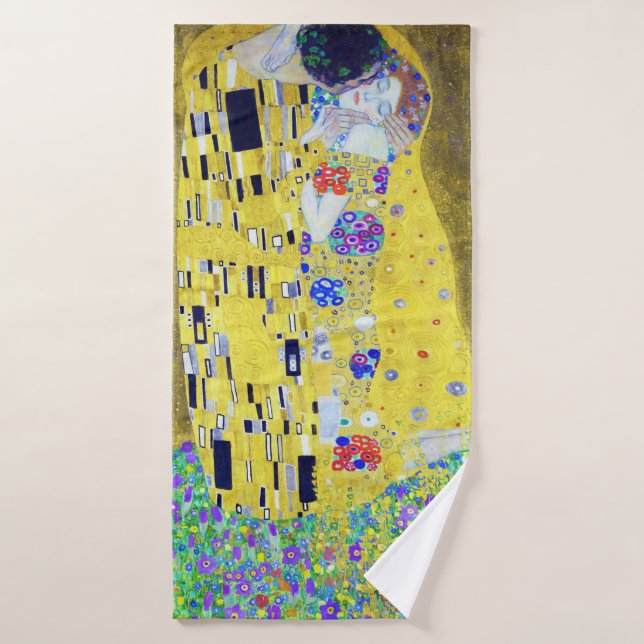 El beso, Gustav Klimt (Toalla de baño)