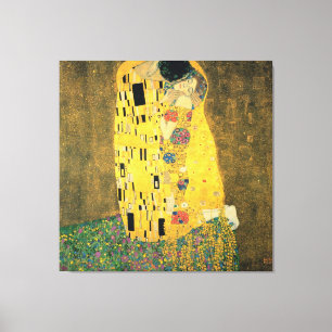 El beso - impresión de Gustavo Klimt