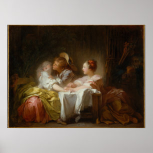 El beso robado - Fragonard Arte romántico