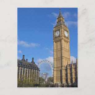 El Big Ben y la postal de los Ojos de Londres