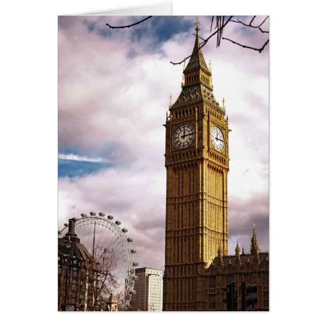 El Big Ben y los ojos de Londres (Frente)