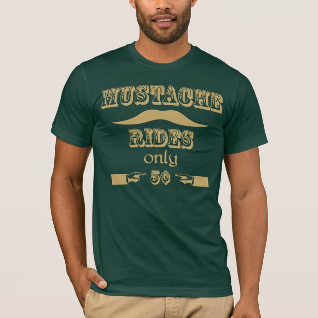 el bigote monta solamente la camiseta 5cents (Anverso)