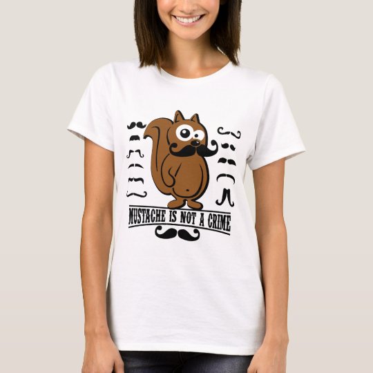 el bigote no es un crimen camiseta