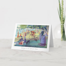 El Biking en grande tarjeta de felicitación de