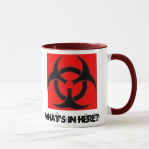 ¿El Biohazard, cuál está adentro aquí? - taza