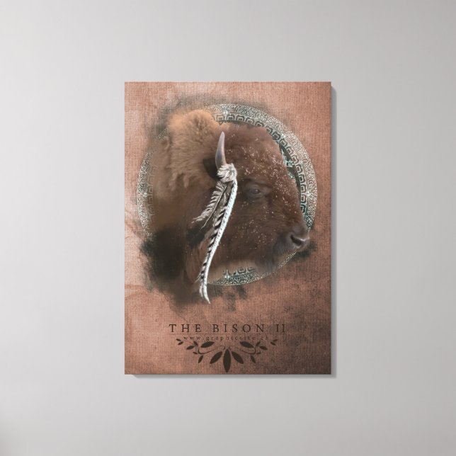 El Bison II - Lienzo envuelto (Anverso)