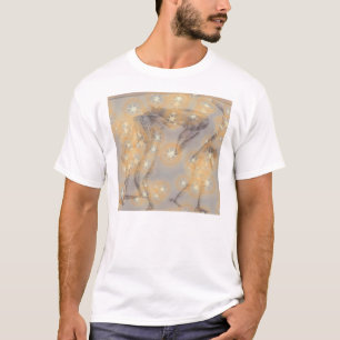 El blanco de la camiseta se desarrolla de busto