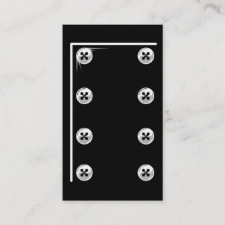 El blanco del cocinero abotona la tarjeta de