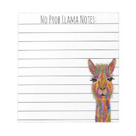 El Bloc de notas de No Prob Llama es gracioso