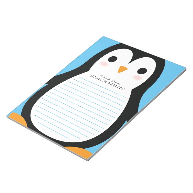 El Bloc de notas personal del pingüino infantil (Lado Derecho)