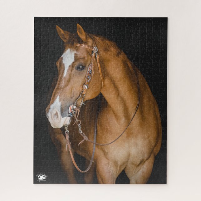 El Blonde y rompió - el rompecabezas adaptable (Vertical)