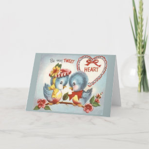 El Bluebird del vintage sea mi tarjeta del día de