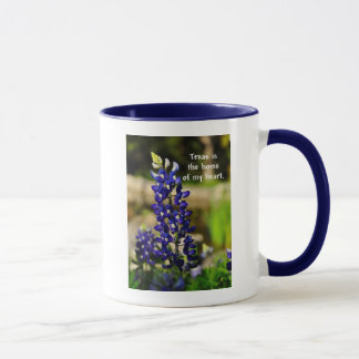 El Bluebonnet "Tejas es el hogar taza de mi