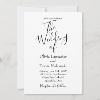 El Boda De La Invitación A La Boda De Personalizab