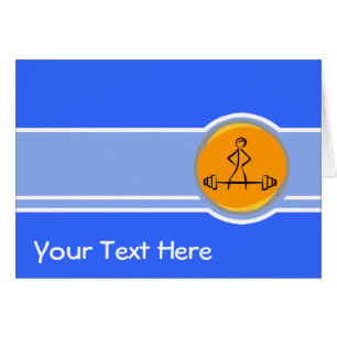 El Bodybuilding; azul y naranja