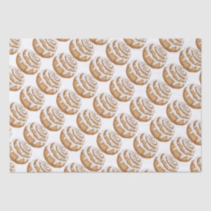 El bollo de canela heló el papel seda