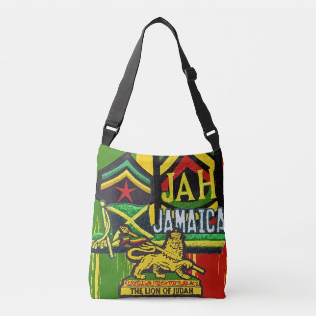 El bolso de Rasta de los Steppers del reggae cruza (Anverso)