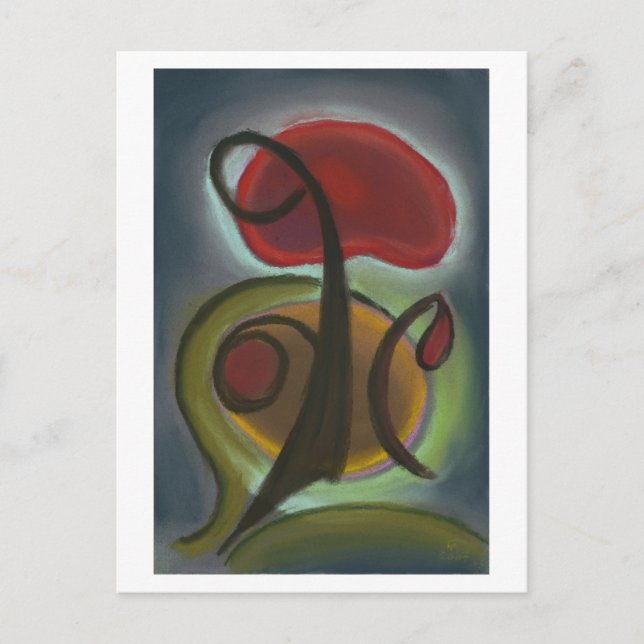 El bosque - postal (Anverso)