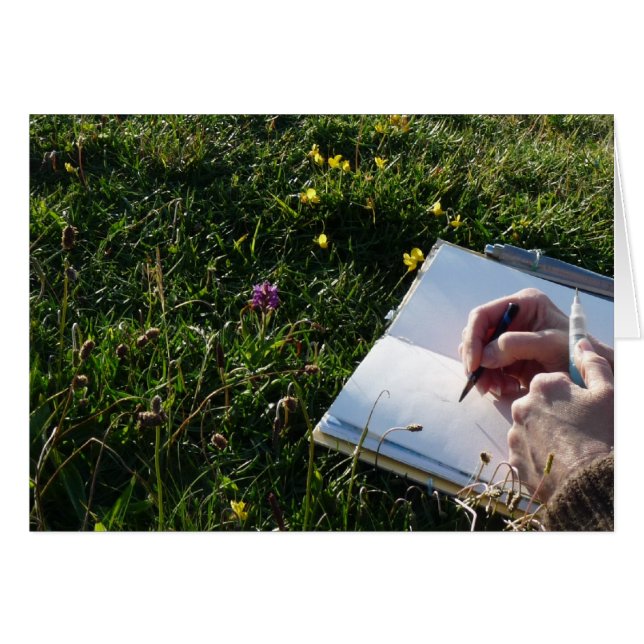 El "bosquejar de la naturaleza " (Anverso (Horizontal))