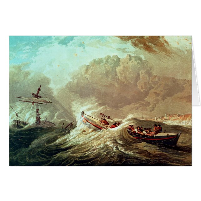 El bote salvavidas de la bahía de Tynemouth (Anverso (Horizontal))