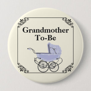 El botón Baby Shower de la abuela de Lavender Pram