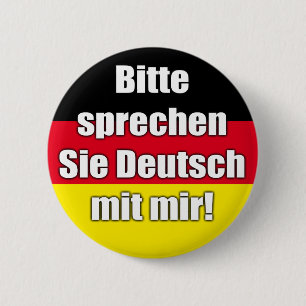 ¡El botón "Bitte sprechen mit MIR de Sie Deutsch!