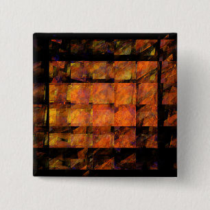 El botón de arte del resumen de la pared (cuadrado