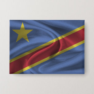 El botón de bandera de la República Democrática de
