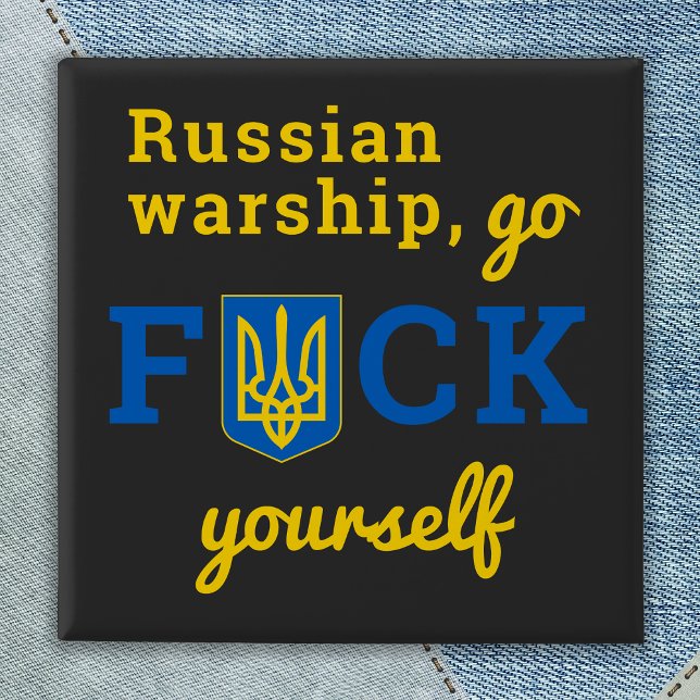 El botón de guerra ruso se va a la Ucrania (Subido por el creador)