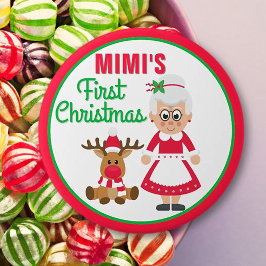 El botón de Mimi para la primera Navidad