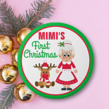 El botón de Mimi para la primera Navidad
